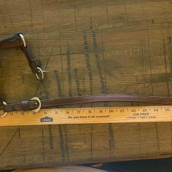 Vintage horse show halter (leather with sterling silver accents). Weanling size - Picture 12 of 12